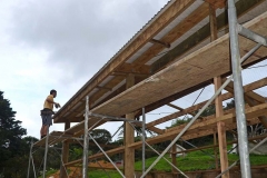 Screwing the roof on